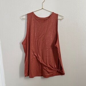 All in Motion Terracotta Muscle Tee